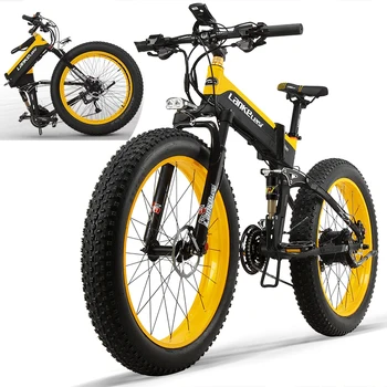 

LANKELEISI T750Plus 26x4.0 Fat Tire Electric Bike 48V 1000W Motor 14.5Ah Lithium Battery Samsung Cells E-Bike for Outdoor