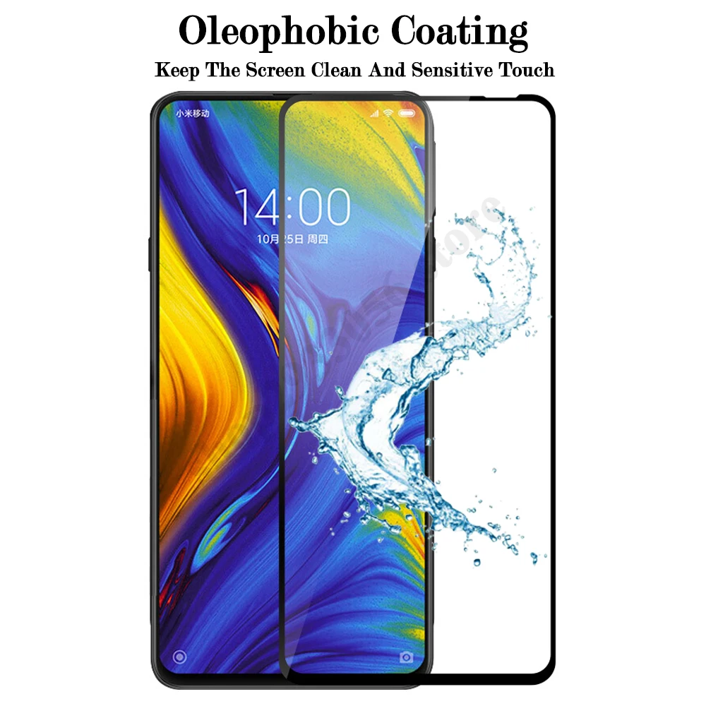 15 шт. Защитные пленки для Xiaomi mi x 3 2S 2 Note 3 mi x3 mi x2S закаленное стекло Полный клей полный защитный чехол твердая пленка