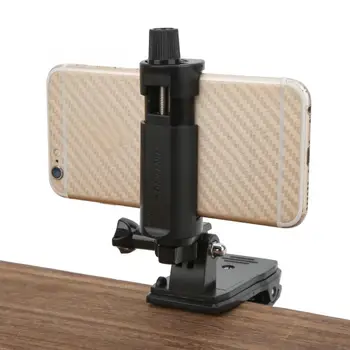 

Action Camera Clip Backpack Phone Clamp 360 Degree Rotation for GOPRO Action Sports Camera for 4-6 inch Mobile Phone