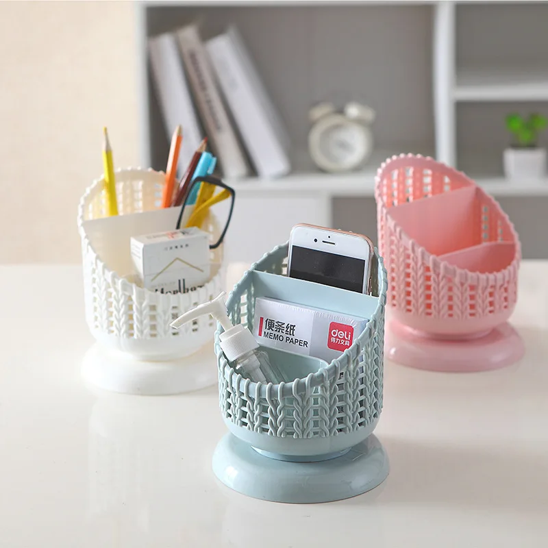 

Creative Pen Holder Storage Box Desktop Decoration Multifunction Pen Stationery Storage Remote Control Storage Box Office Supply