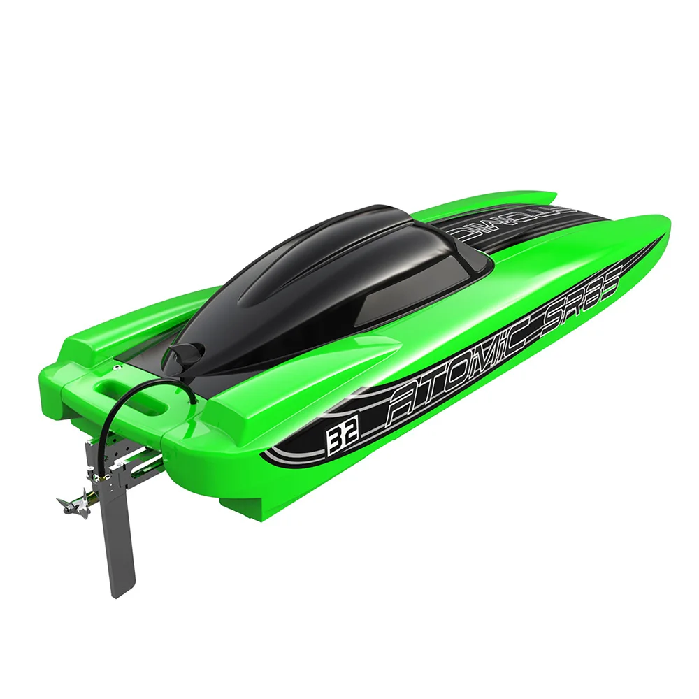 80KM/H Fast Speed Brushless RC Speedboat Capsize Reset Function Water-cooled ESC Metal Blade Rudder Anti-Collision Hull Boat Toy 6