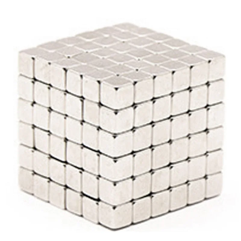 

5Mm 216Pcs/Set with Metal Box New Metaballs Neodymium Magnetic Balls Neo Square Puzzle Magnet