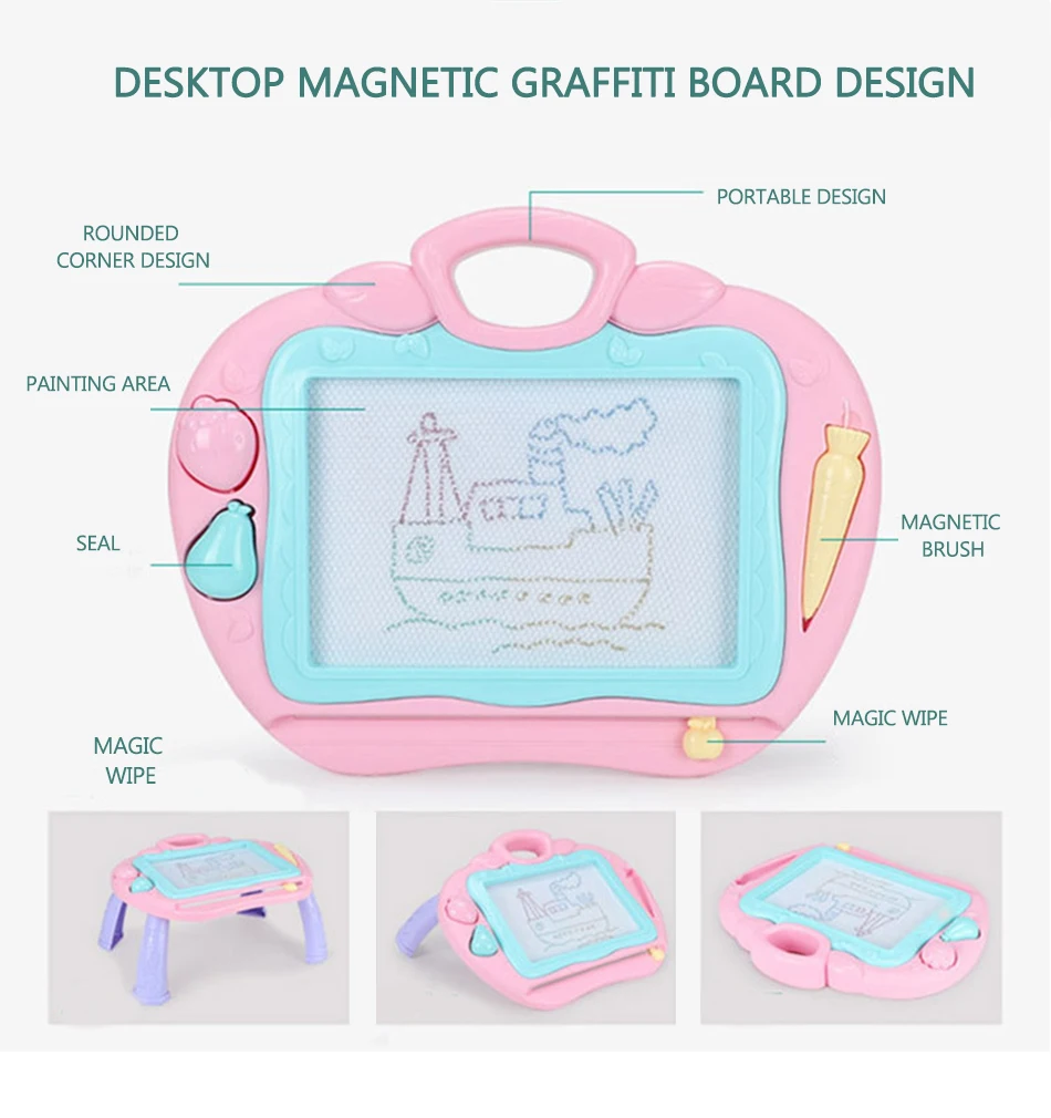 Магнитная доска для рисования стол многофункциональный планшет для рисования игрушки Детская Живопись Написание, рисунок игры игрушки Обучающие игрушки, подарки