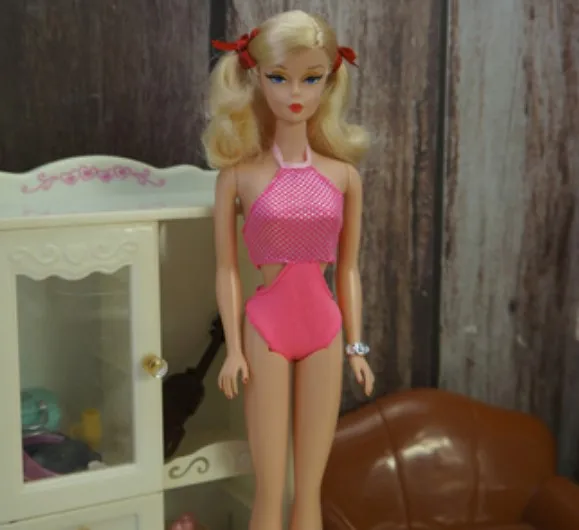 

New styles doll bikini toy clothes red blue pink Swimwear accessories for BB 1:6 dolls A120