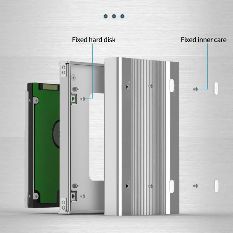 Корпус для жесткого диска USB 3,1 Gen2 SATA HDD SSD чехол для жесткого диска 2,5 '7-15 мм TYPE-C чехол для внешнего жесткого диска