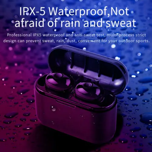 A8 Bluetooth 5 0 Headset TWS Earbuds Wireless Earphones Twins 4D Stereo Waterproof Mini Headphones With Charging Box Ear Tips