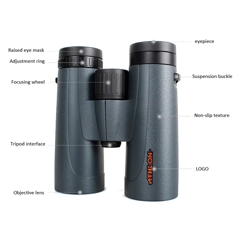 ATHLON CRIUS Binoculars 8/10x42 High Power HD Nitrogen-filled Waterproof Outdoor Portable 3