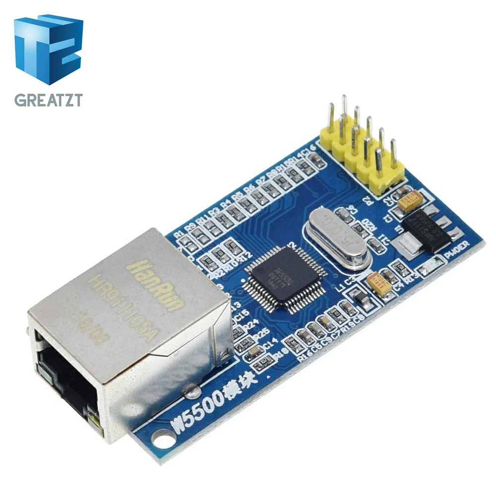 GREATZT W5500 сетевой модуль Ethernet аппаратный TCP/IP 51/STM32 микроконтроллер программы по W5100