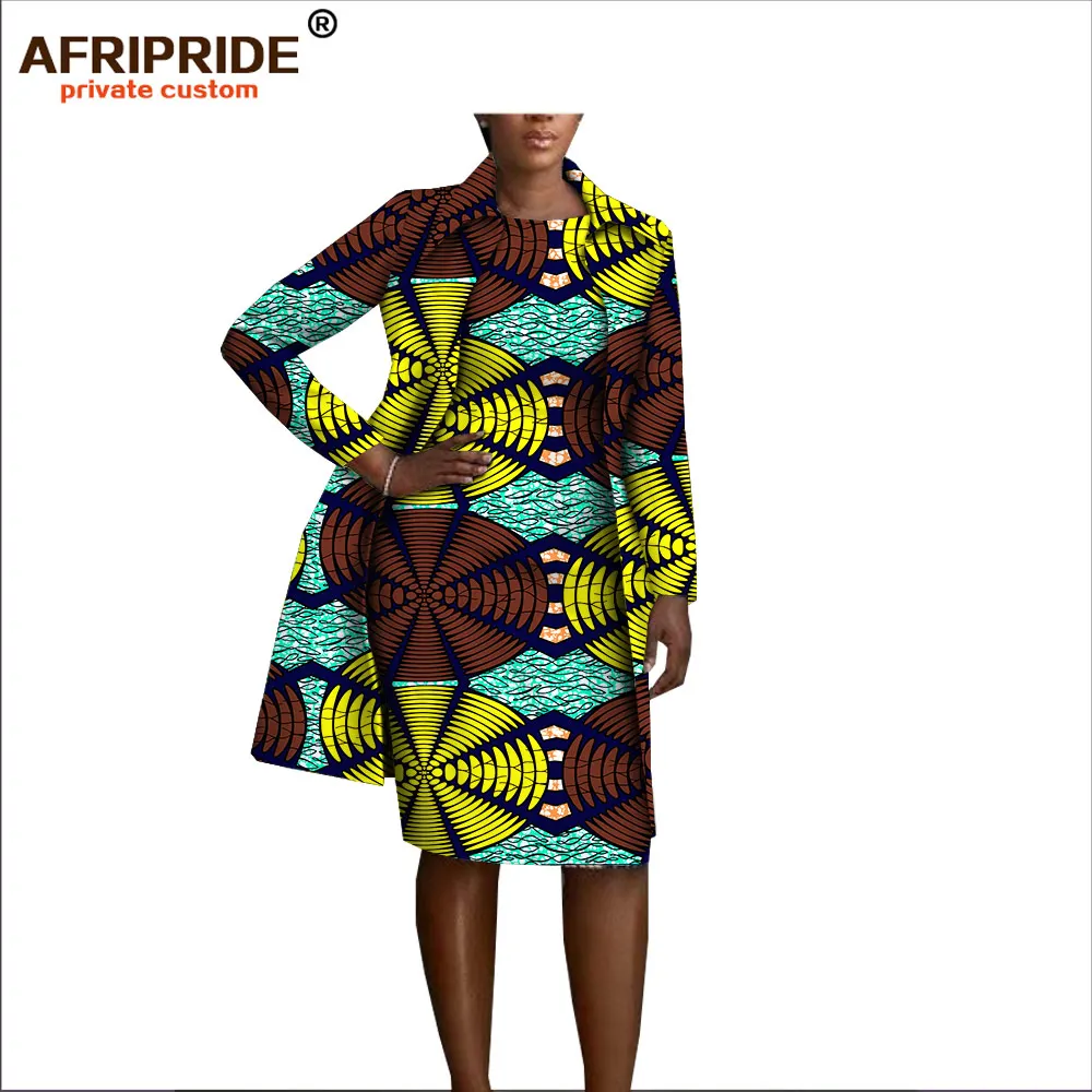 Африканская одежда Afripride комплект из 2 предметов для женщин куртка до колена с