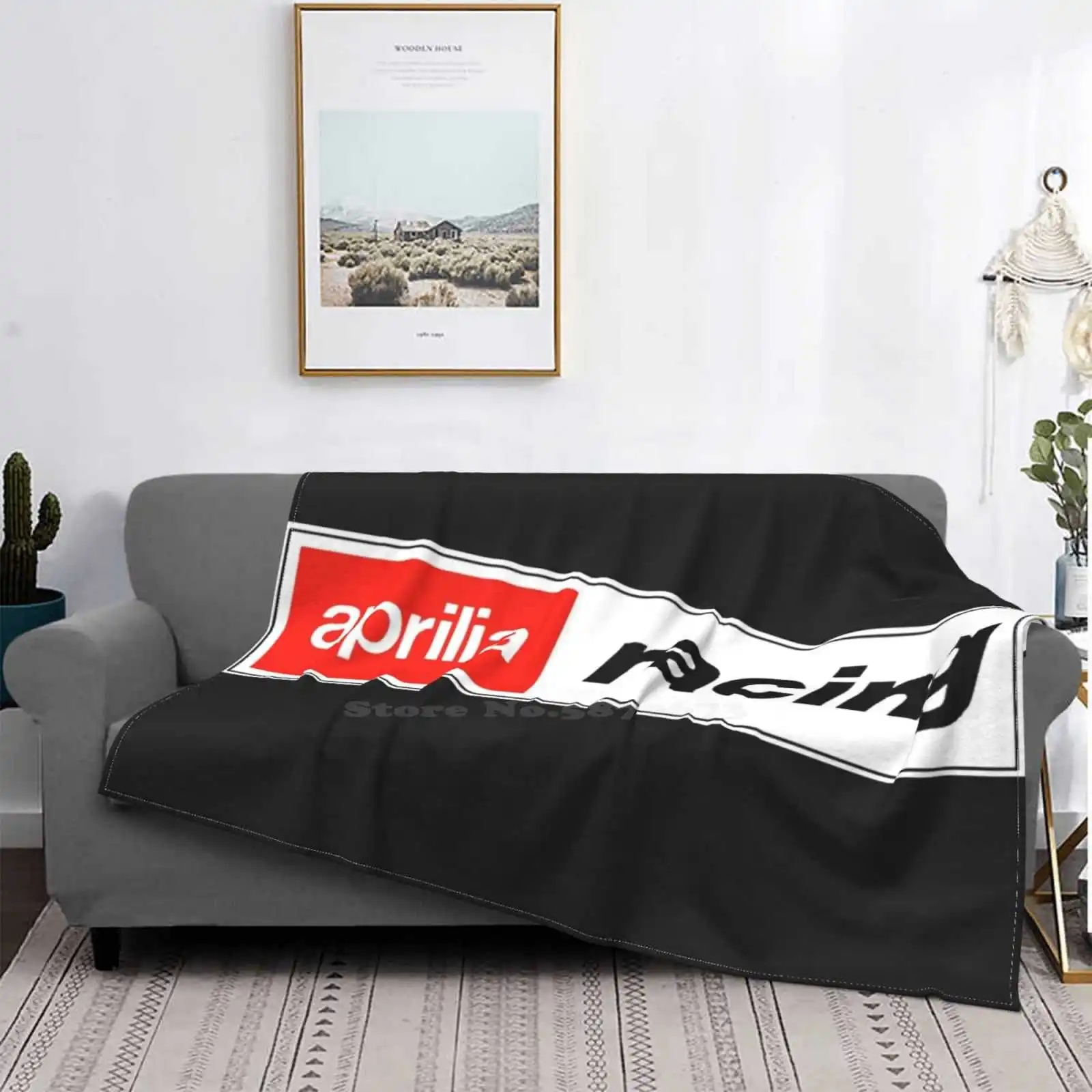 Aprilia Motorcycles Racing Department Nuova Vendita Custom Print Flanella Soft Coperta Aprilia Motorcycles Racing Department Moto