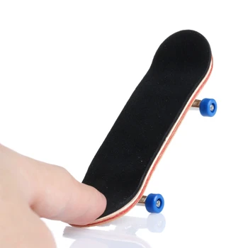 

1 Set Wooden Deck Fingerboard Skateboard Sport Games Kids Gift Maple Wood