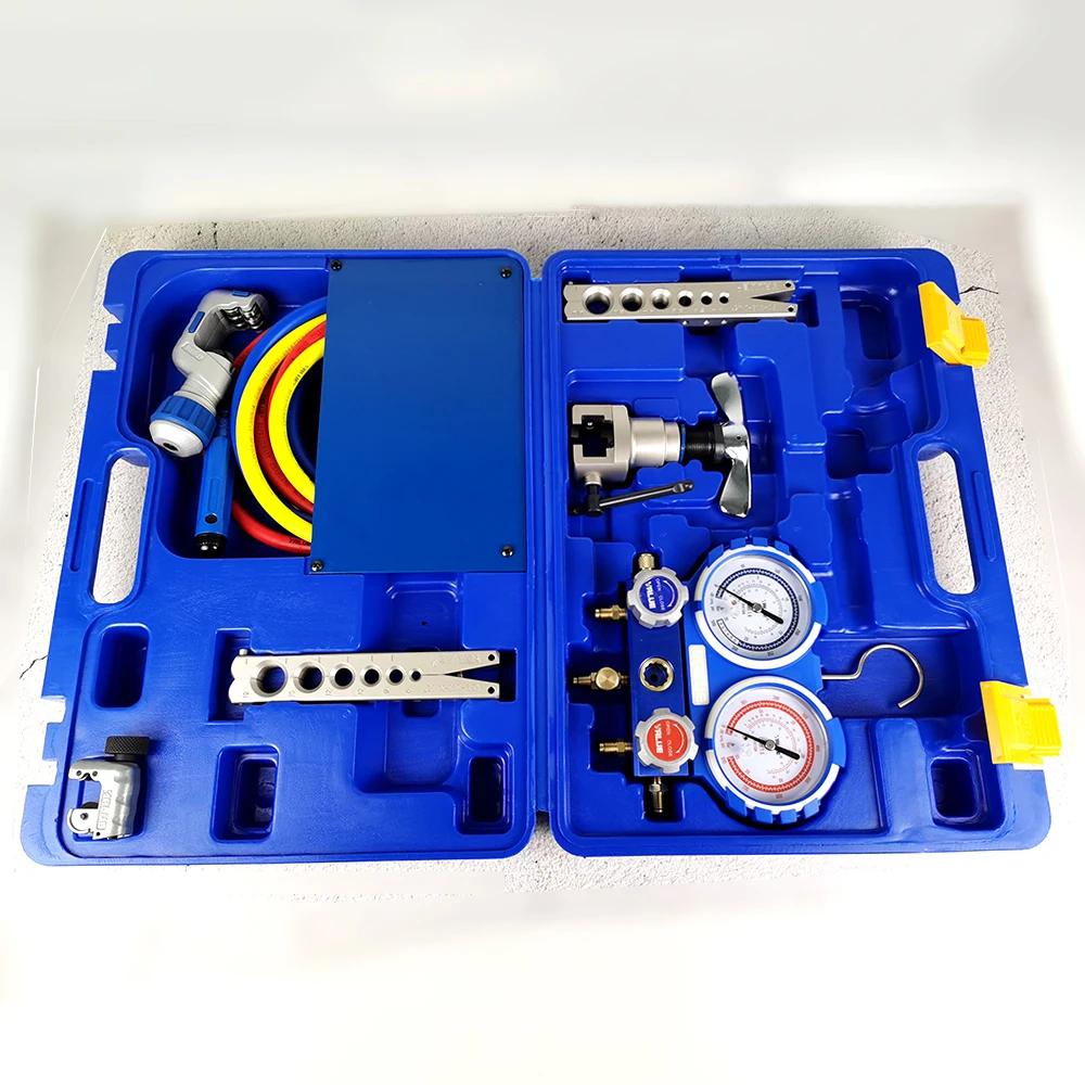 R410 Fluoruro Metro, Flare, Tubo Di Espansione Cutter Combinazione Set R410 Tavolo Refrigerante Expander Vtb-5B