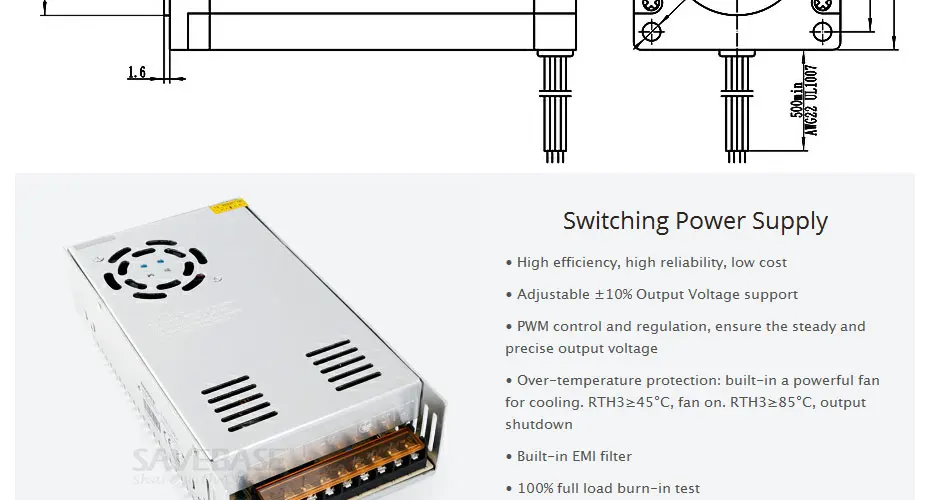 4 шаговый двигатель TB6560 HB Nema23 389oz-in мотор 24V блок питания для роутер для самостоятельной сборки/плазменной резки