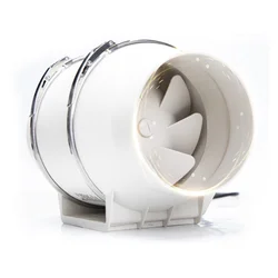 Ventilateur à conduit circulaire de 4 à 6 pouces, puissant, silencieux, pour la cuisine, flux Diagonal 