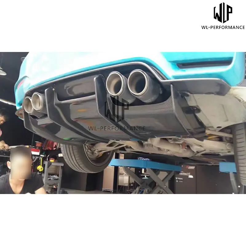 Купить F80 M3 F82 M4 Carbon fiber Car body kit front lip rear diffuser ...