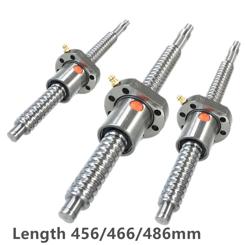 

Ballscrews 1605-L456/466/486mm-C7 Anti Backlash Rolled Ballscrew for CNC end M Ballscrew with Single Ballnut End Machined