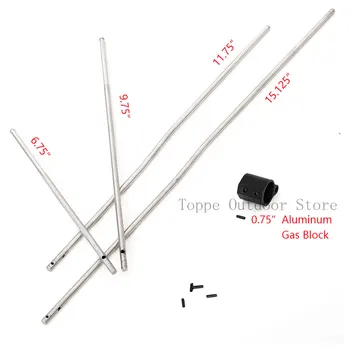 

TOtrait Micro Rifle Gas Block Tube Low Profile .750 5.56 223 with Steel Roll Pin Tactical 0.75 Inch Dia fit M4 AR15 Roll Pin