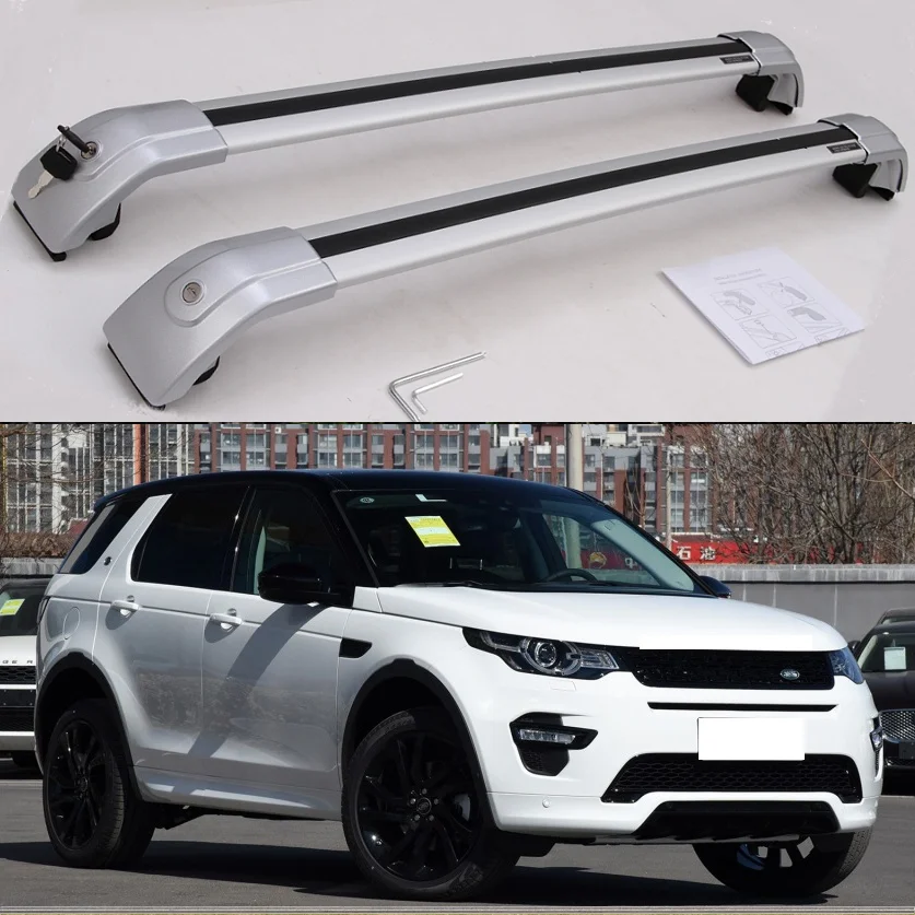 New Silver For Land Rover Discovery Sport 2016 2017 2018 2019 Baggage Luggage Roof Rack Roof