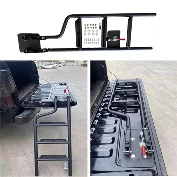 

Auto Pickup Car Accessories Car Styling Rear Trunk Cover Tailgate Ladder Step Ladder Fit for Mazda- BT-50 J97M 2006-2011 - Black