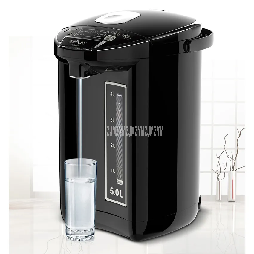 HX-K502D 5L 850W 304 Stainless Steel Automatic Intelligent Electric Air Pot Keep Warm Temperature Control Water Boiler Kettle