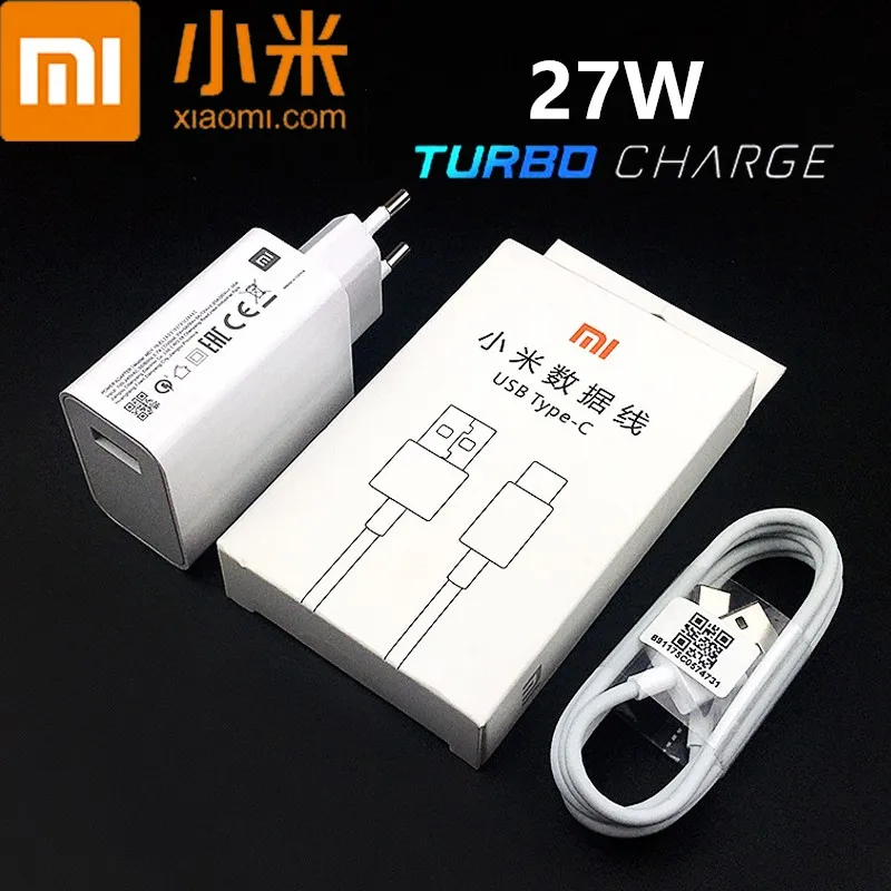 

Xiaomi Fast Charger Original QC 4.0 Turbo Charge adapter usb type c for mi 9 9t pro max 3 a3 note 10 redmi note 7 8 pro k20 pro