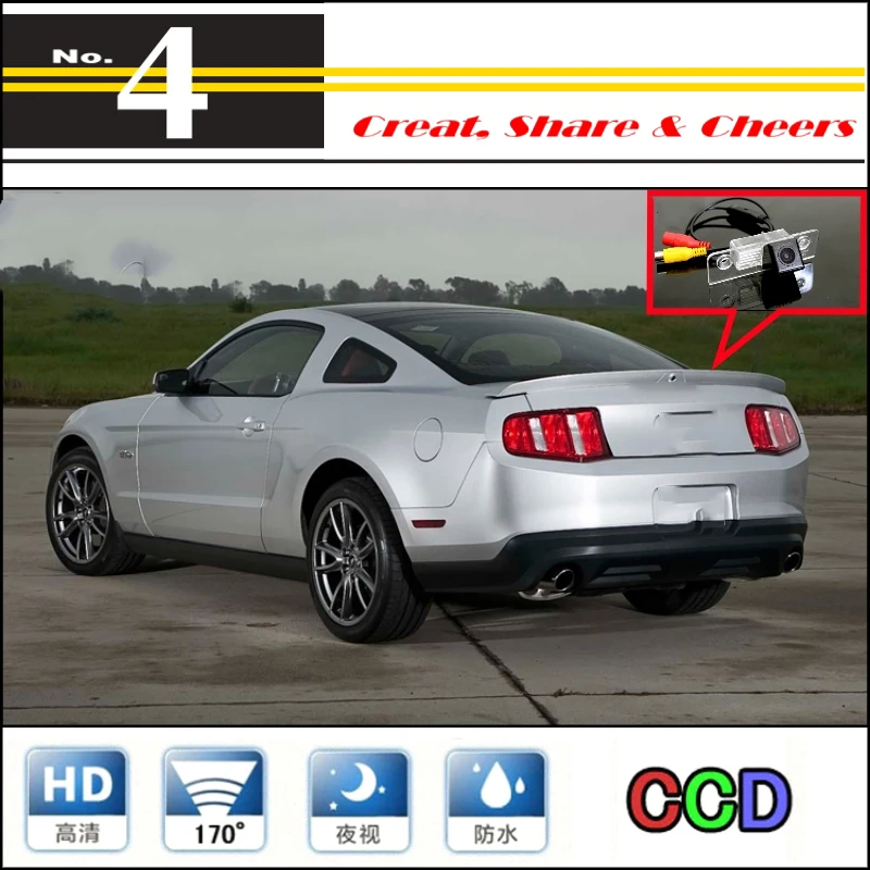 Car Camera For Ford Mustang GT : CS 2005~2014 High Quality Rear View Back Up Camera For NTSC Tuning | CCD + RCA Connector1