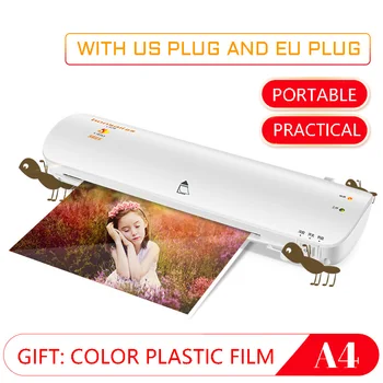 

A4 Photo Laminator Hot & Cold Fast Speed Film Laminating Mini Document Sealing Machine Glue Press Film Sealing Machine