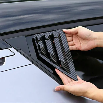 

Durable And Practical For Toyota C-HR CHR 2016-20 Car Accessories Window Louvers Vent Cover Trim 2PCS