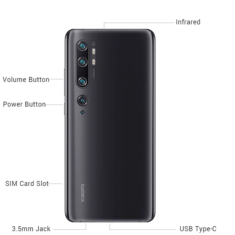 Глобальная ПЗУ Xiaomi Mi CC9 Pro 8 ГБ ОЗУ 128 Гб ПЗУ мобильный телефон 108 МП пента камера CC 9 Pro Snapdragon730G Восьмиядерный 5260 мАч NFC
