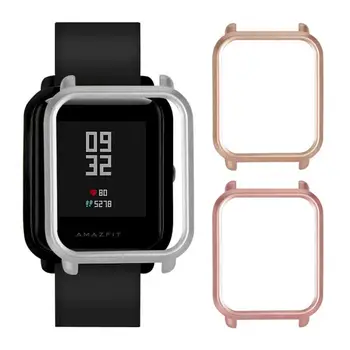 

2020 New Fashion Silicone PC Watch Case Watch Case Holder Skin For Huami Amazfit Bip Youth Smart Watch Protective Cover Film