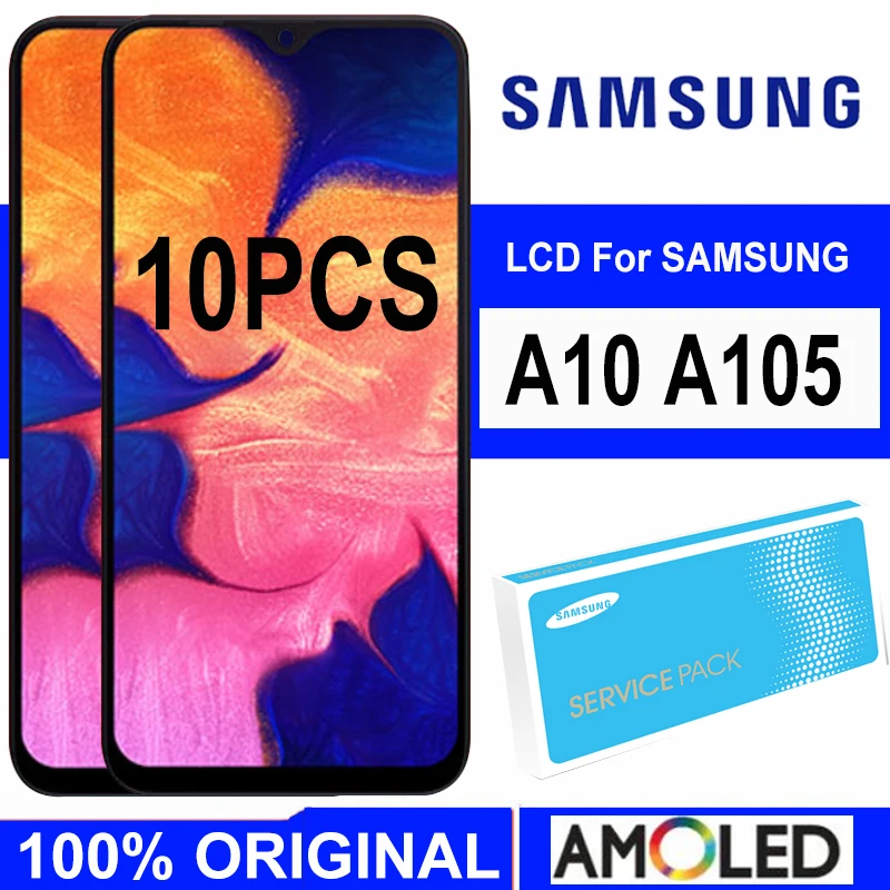 10 шт./лот 6 2 &quotдисплей с рамкой для SAMSUNG Galaxy A10 A105 A105F SM-A105F ЖК сенсорный экран