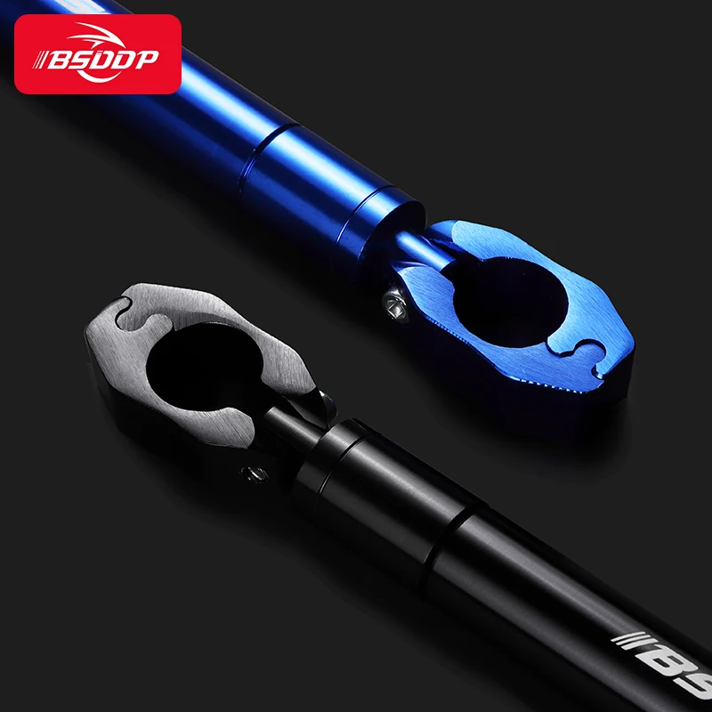 BSDDP-barra transversal Universal para motocicleta, barra de equilibrio de refuerzo de aleación de aluminio CNC ajustable para manillar de 7/8 y 22mm