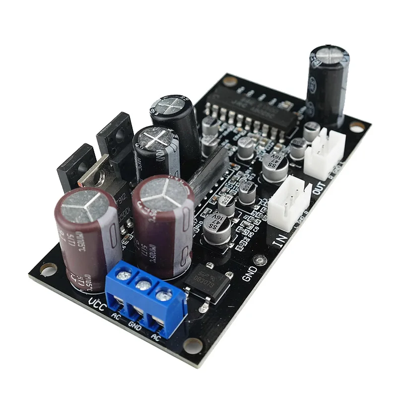 Audio Amplifier Board MM Phono Preamplifier With JRC2150BBE Treble Bass Effect Processing