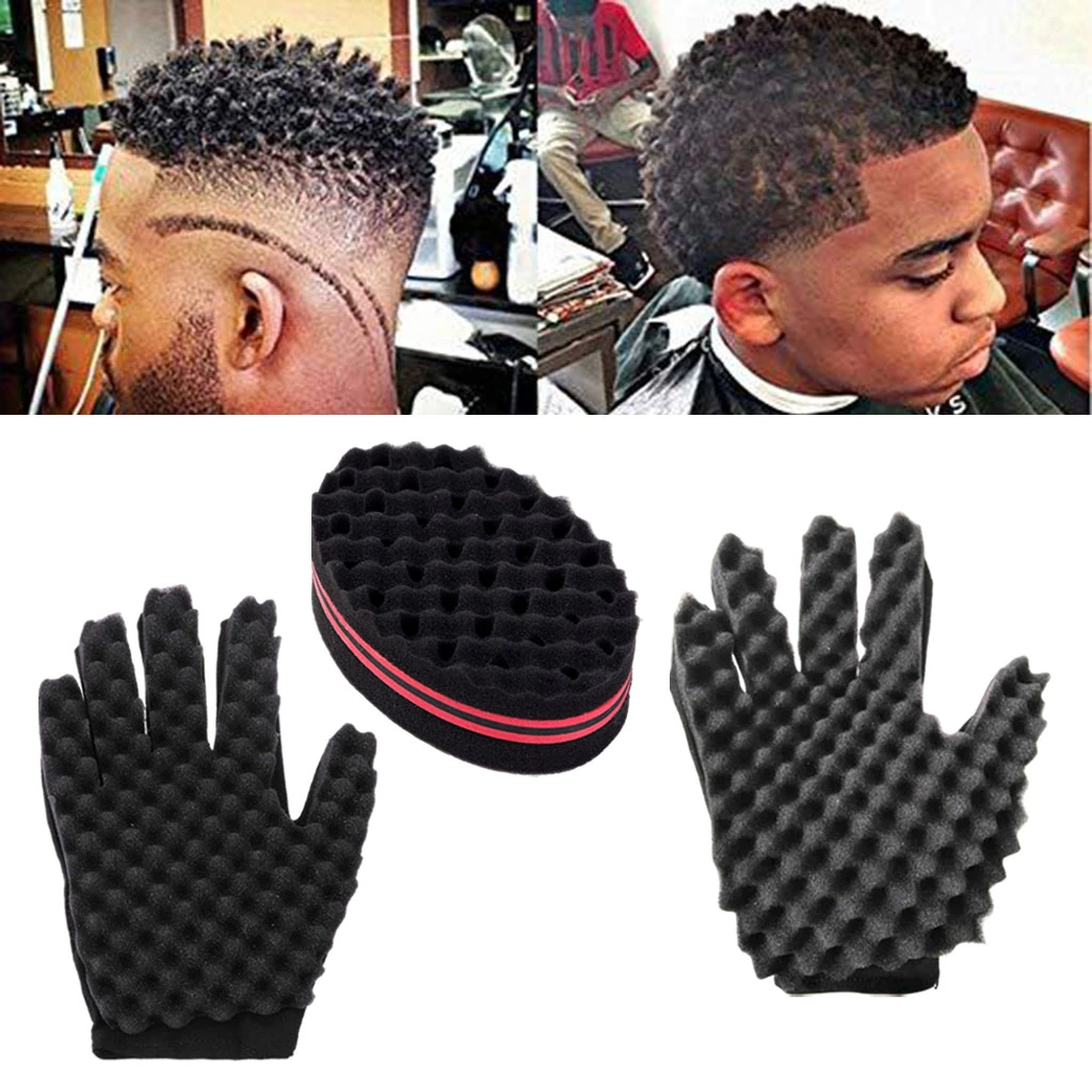 Hair Curl Sponge Gloves Hair Sponge Glove Set For Hair Twist Curl African  Hair Dreadlocks - Styling Accessories - AliExpress