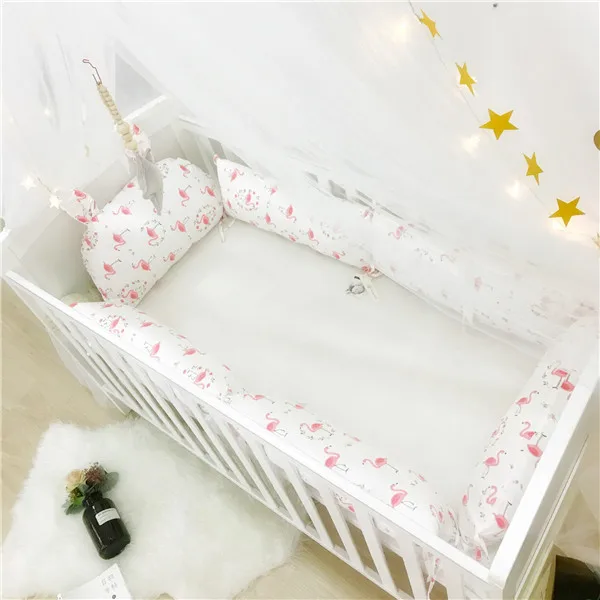 huolieniao Rabbit Ears Type baby bed bumper Newborn Baby Bedding Set Baby Cot Crib Bumper Baby Decoration Room Baby Nursery Kid Crib Bumper - Цвет: huolieniao