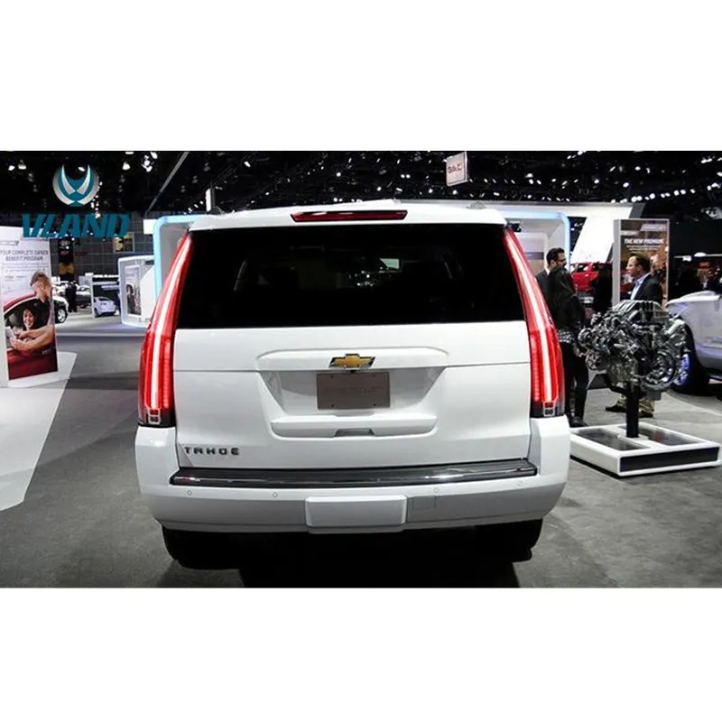 VLAND фабрика для автомобиля части для Cadillac Escalade 2007 2009 2011 2012 2013 светодиодный задний фонарь светодиодный свет бар с красный указатель поворота