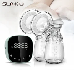 Tire lait électrique bilatéral en Silicone, avec écran tactile LCD, sans BPA, sans batterie, nouveauté 