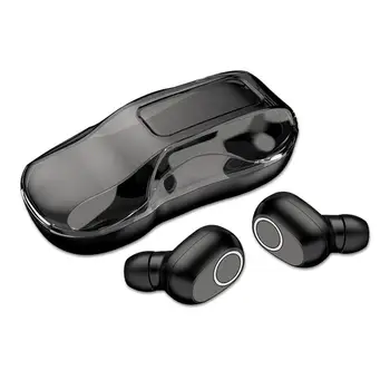 

B02 TWS Bluetooth Wireless Headphone Car Shape Design Waterproof Power Display Earphones Fashion Binaural HD Call Stereo Headset