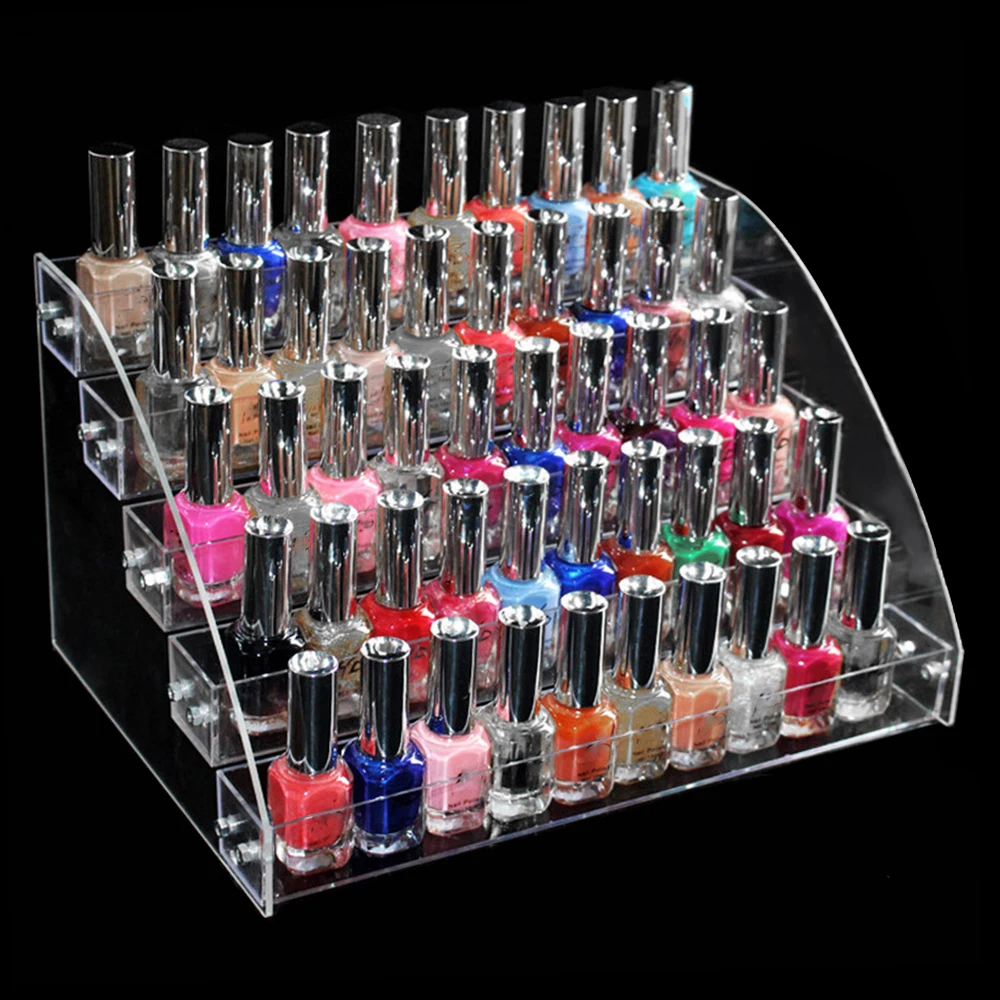 Органайзер полка для лака ногтей тату чернил лаков косметики дисплей держатель