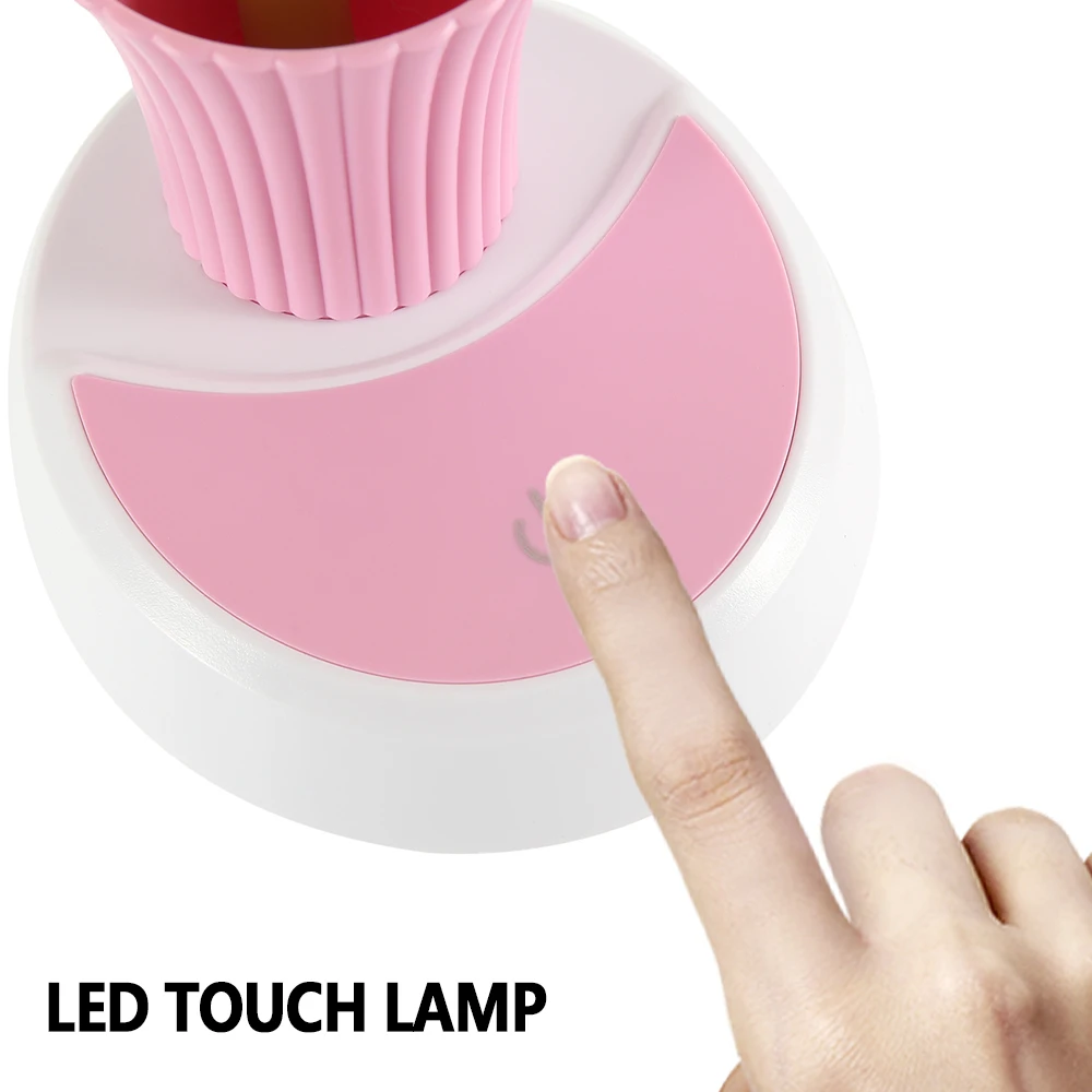 Настольная лампа с подсолнухами светодиодная сенсорная держателем для ручек