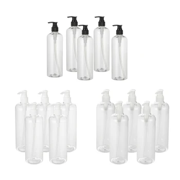 

15 lot Empty Shampoo Pump Bottles Containers for Body Wash Emulsion Liquid Soap