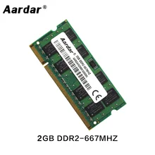 RAM DDR2 2GB 800MHz 667MHz pamięć losowa 800 667 pamięć komputerowa ram ddr 2 na laptopa tanie tanio Aardar Używane 800 mhz NON-ECC one year Pojedyncze 800MHz 667MHz