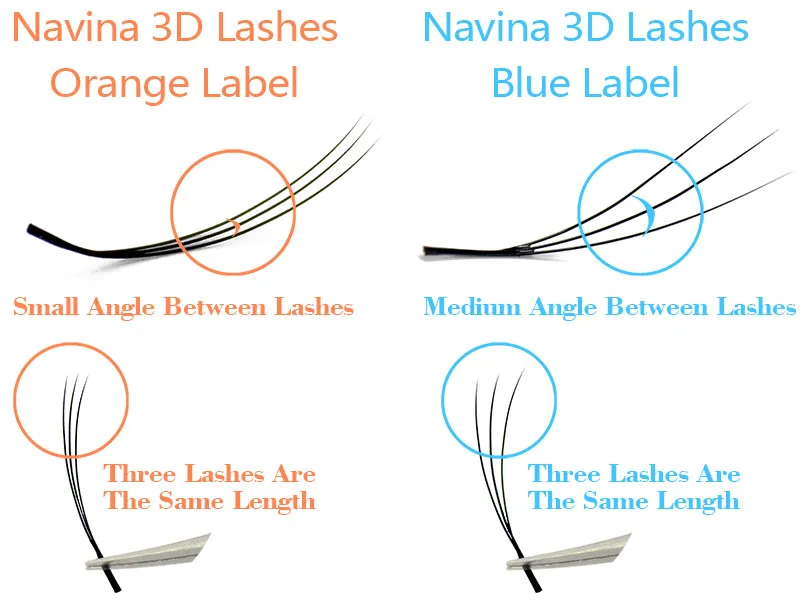 Navina Faux 3D Норковое индивидуальное наращивание ресниц натуральный 3D эффект прививки накладных ресниц макияж ресницы