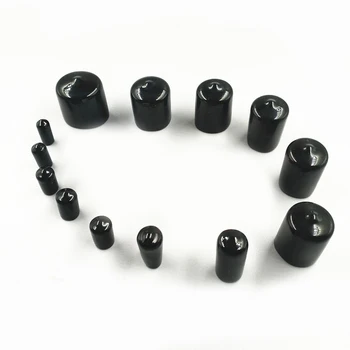 

Black 1.3 1.6 1.8 2 2.5 3 3.5 4 4.5 5 6 7 8 9 9.5 10mm inner PVC vinyl cap tube insert end plastic tube thread pin tip protector