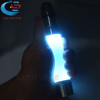 

LED Tube Mod with JuggerKnot mini RTA 24MM 18650 battery MOD ACE Chip USAGE Protection High Electrical Conductivity PC Tube