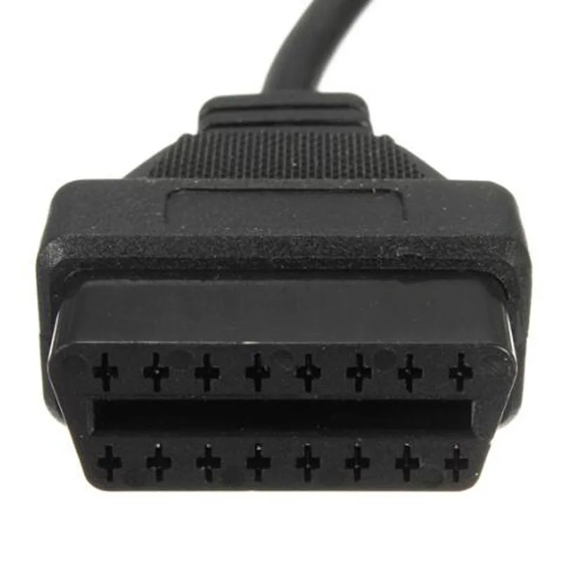 L Тип 5 м OBD2 16 Pin Мужской к женскому l-образный локоть удлинитель 16pin к 16pin полный доступ OBD 2 Разъем диагностический инструмент