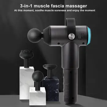 

Portable Percussion Fascia Massage Gun Body Muscle Healing Deep Relaxation Massager Therap Exercising Pain Relief Body Shaping
