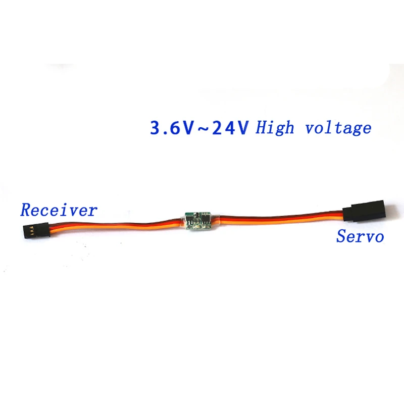 Readytosky Universal 5~6V 2A RC Servo Signal Reverser Rotation Inverter for Aircraft Airplane Steering Gear 2PCS