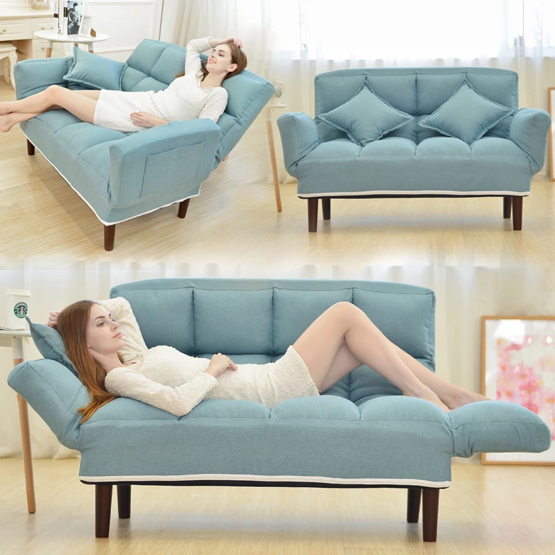 Складной офисный диван-кровать Кресло для отдыха с 2 подушками складное кресло-кровать Кресло для гостиной кресло диваны высокого качества