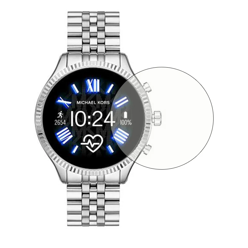 Pellicola Protettiva In Vetro Temperato Per Michael Kors Access Lexington Gen 5 Watch Smartwatch Protezione Della Protezione Dello Schermo